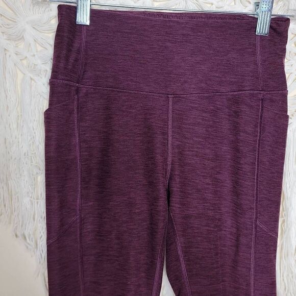 Victorias Secret Studio High Rise Stretch Pull On Legging Maroon Size 4 - Picture 7 of 12